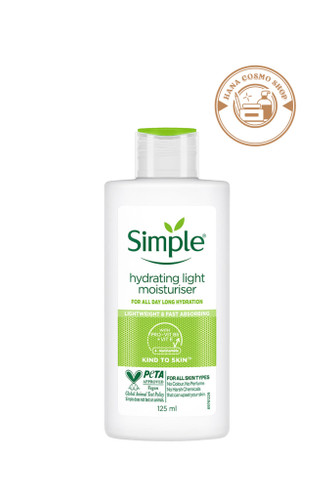 کرم مرطوب کننده و آبرسان سیمپل مدل لایت