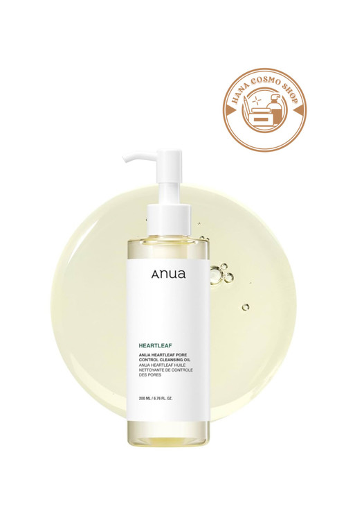 روغن پاک کننده صورت آنوا مدل Heartleaf حجم 200 میلی لیتر