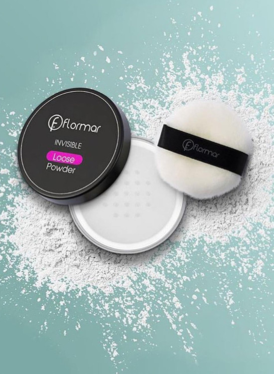 بافت و جنس پودر بی رنگ بیک فلورمار