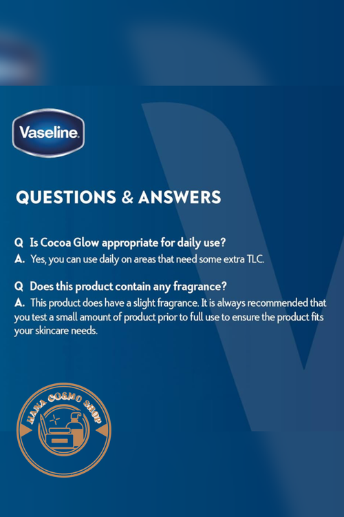 سوالات درباره کرم دست کاکائو وازلین مدل Cocoa Glow