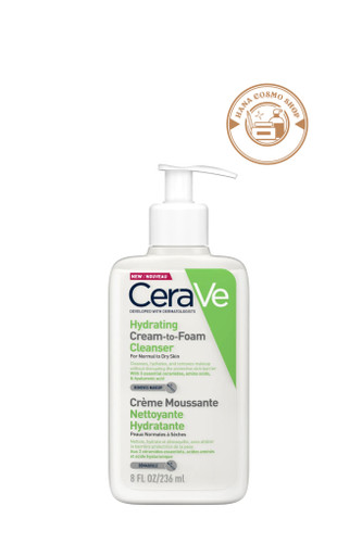 شوینده هیدراتینگ کرم به فوم سراوی پوست نرمال تا خشک - حجم ۲۳۶ میل