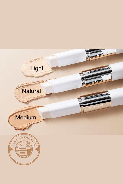 رنگ های کرم پودر استیکی کالر چنجینگ وی وایت Elroel