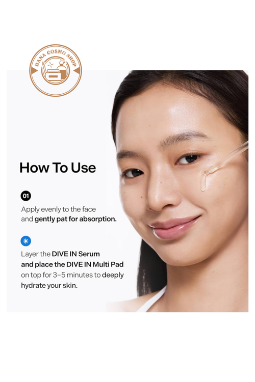 سرم آبرسان هیالورونیک اسید DIVE IN توریدن