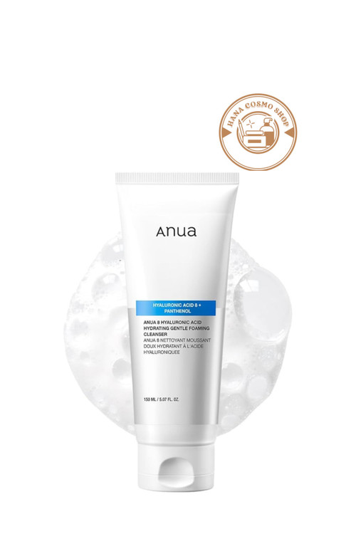 فوم شستشوی هیالورونیک اسید و پنتنول آنوا