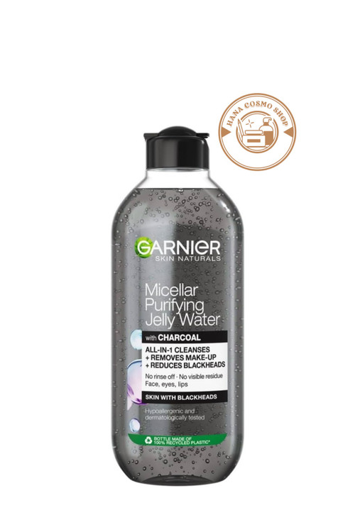 ژل میسلار پاک کننده آرایش ذغال فعال گارنیه